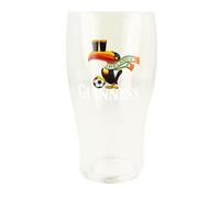 Guinness Football Toucan Pint Glass - Official Guinness Pint Glass