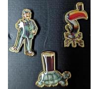 Guinness Gilroy Collection Collectable Pins - Set of 3