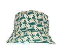 Guinness Green Reversible Sun Bucket Hat with Harp and Toucan Designs