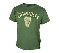 Guinness Green Vintage Heathered Harp Tee, Small