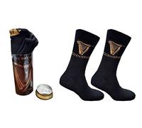 Guinness Harp Designed 2 Pack Socks in Guinness Money Can, Black Colour