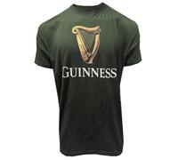 Guinness Harp Logo T-Shirt - Classic Green Irish Beer Tee