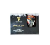 Guinness Home Bar Pack Toucan Pint Glasses | Playing Cards | Beer Mats | Bar Towel