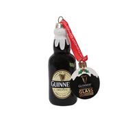 Guinness Bottle Glass Christmas decoration