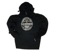 Guinness Label St. James Gate Long Sleeve Men's Hoodie Black Large