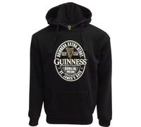 Guinness Label St. James Gate Long Sleeve Men's Hoodie Black XX-Large
