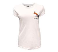 Guinness Ladies White Lovely Day Flying Toucan T-Shirt with Back Design (UK, Alpha, L, Regular, Regular)