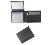 Guinness® Leather Wallet for Men - RFID Blocking Bifold with Zipped Pocket, ID Window & Card Holder - Official Licensed Merchandise