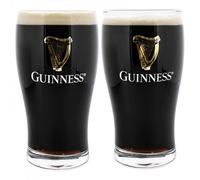 Guinness Logo 2-Pack Tulip Shaped 20oz Pint Glass Set