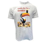 Guinness "Lovely Day for a Toucan T-Shirt - Classic Grey Tee (UK, Alpha, L, Regular, Regular, Grey)