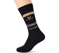 Guinness Men's BLK Night Socks, Black (Black Black), One Size