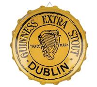 Guinness - Metal Sign Bottle Cap - Extra Stout Cream - 05718
