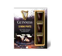 Guinness Milk & White Choc Mini Pints in Acetate Carton - 9 Pieces - 82g White
