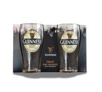Guinness Official Extra Stout Pint Glass 2 Pack in Sleeve