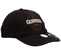 Guinness Official Merchandise Extra Stout Label Bottle Opener Cap Men's Hat Black One Size