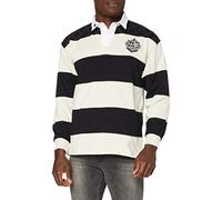 Guinness Official Merchandise Long Sleeve Rugby and Football Men's Shirt Black/Cream Xx-Large