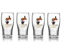 Guinness Official Merchandise Toucan 4 Pack Pint Glasses