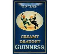 Guinness On Tap (Seal) embossed steel sign