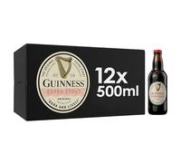 Guinness Original Extra Stout | 4.2% vol | 12 x 500ml Beer Bottles | Medium & Balanced | Bitter & Sweet | Rich Creamy Head | Crafted from Quality Malt | Hops & Irish Barley