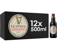 Guinness Original Extra Stout | 4.2% vol | 12 x 500ml Beer Bottles | Medium & Balanced | Hops & Irish Barley | Rich Creamy Head | Crafted from Quality Malt | Official Beer of the Premier League