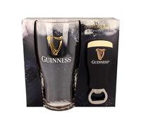 Guinness Pint Glass & Guinness Bottle Opener Gift Set