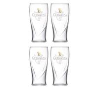 Guinness Set of 4 Pint Glasses Ideal for Home, Bar and Kitchen (Gravity)