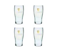 Guinness Set of 4 Pint Glasses Ideal for Home, Bar and Kitchen (Tulip)