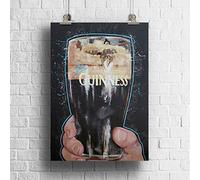 Guinness Split the G Original Artwork A3 Print