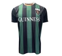 Guinness - Striped Performance Jersey Black/Green - G3080 (UK, Alpha, L, Regular, Regular, Black)