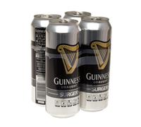 Guinness Surger cans - Pack of 4 x 520ml cans for use with GUINNESS SURGER (for pub quality Guinness)