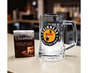 Guinness Tankard & Sea Salt Fudge