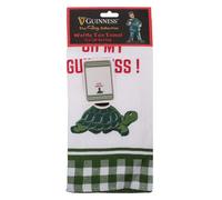 Guinness Tortoise Waffle Tea Towel - 17 X 36.5Cm Large Super Absorbent Kitchen Dish Glass Drying Toweling Cloth