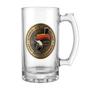 Guinness Gilroy Glass Toucan Badge Tankard