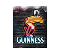 Guinness Toucan Neon LED Wall Sign | Official Guinness Light Sign 40 x 48 cm