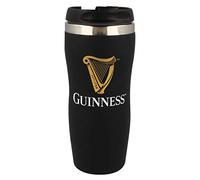 Guinness Travel Mug Tumbler with Gold Harp Design (300ml)