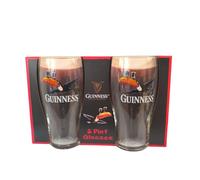 Guinness - Two Pack of Flying Toucan Design Pint Glasses - Set of 2