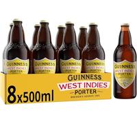 Guinness West Indies Porter Beer | 6% vol | 8 x 500ml | Mellow & Complex | Hoppy | Notes of Toffee & Chocolate | Porter with More Hops & Higher Gravity | Brewed in Ireland
