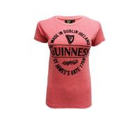 Guinness Women's Stamp Grindle LDS T T-Shirt, Red (Red Red), 12 (Size: M)