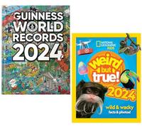 Guinness World Records 2024 & Weird but true! 2024 Collection 2 Books Set
