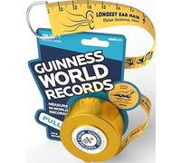 Guinness World Records 2025 | Kids Tape Measure | Funny Measuring Tape | Fun Fact 3m Double Sided | Filled With Silly Facts | Novelty Retractable Tool | Stocking Fillers For Kids | Party Bag Fillers