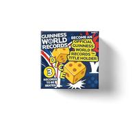 Guinness World Records 2026 Dice Kit | Record Breaker Kit | Dice Games For Kids & Adult | World Record Holder | Official Guinness Book Records | Achievement Stacking Games | Stocking Fillers For Kids