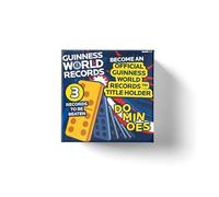 Guinness World Records 2026 Dominoes Record Breaker Kit - World Record Holder Kit - Dominoes Set for Kids - Travel Board Game - Achievement Breaking Games - Guinness Book Records - Stocking Fillers