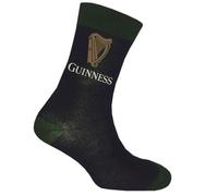 GuinnessBottle Irish Label Harp Socks, Black, 43627