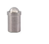 GUIPENG 1-50pcs Ball Plungers 2/3/4/5/6/8/10-16mm 304 Stainless Steel/POM/Brass Press Spring Plunger Straight Push Fit(A-304Stainless Steel,D8 x L9,50pcs)