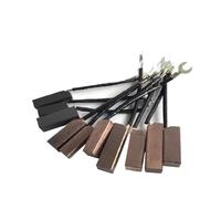 GUIPENG 10pcs Carbon Brush Indentation Machine Film Cutting Beer Engine Diesel Generator J164 J204 D214(12x12x40,J204 semi Copper)
