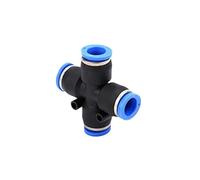 GUIPENG 1PCS Pneumatic Fitting Tube Connector Fittings Air Water Pipe Push in Hose Quick Couping OD 4mm 6mm 8mm 10mm 12mm PU PE PK PV PY(1 pcs PZA,OD10mm)