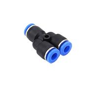 GUIPENG 1PCS Pneumatic Fitting Tube Connector Fittings Air Water Pipe Push in Hose Quick Couping OD 4mm 6mm 8mm 10mm 12mm PU PE PK PV PY(1 pcs PY,OD10mm)