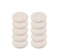 GUIPENG 3/4/5/6/7Inch M14 Wool Felt Polishing Pad For Car Paint Polisher Glass Stainless Steel Polish Scratches Repair Tools(Wool Pads 10Pcs,3 inch)