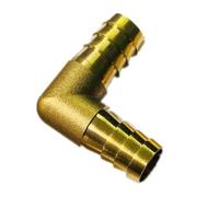 GUIPENG 3 4 5 6 8 10 12 14 16 19 25mm Hose Barb Equal Reudcing Elbow Connector Hosetail 90 Deg Adapters Transfer Brass Pipe Fitting Fuel(5MM - 5MM_1 PC)