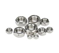 GUIPENG 304 Stainless Steel Hex Hexagon Nut For M1 M1.2 M1.4 M1.6 M2 M2.5 M22.6 M3 M3.5 M4 M5 M6 M8 M10 M12 M14 M16 Screw Bolt(M1.4(170PCS))